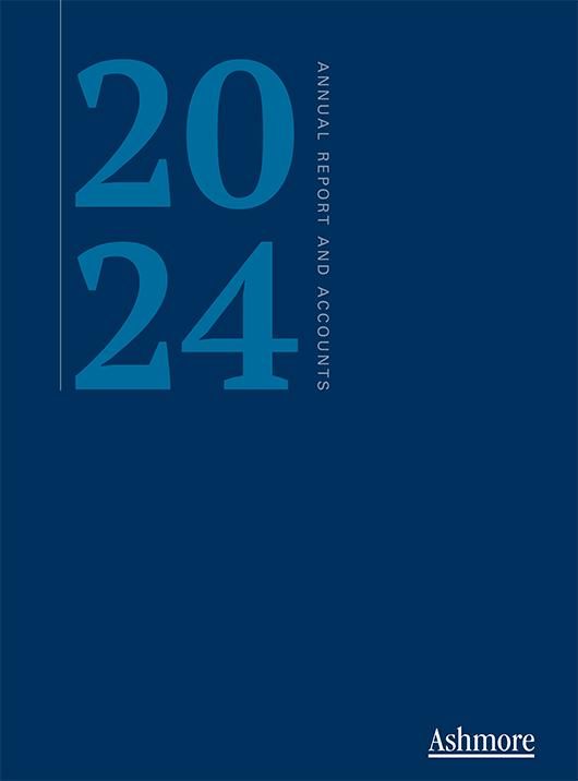 Ashmore Group Annual Report 2024 front cover