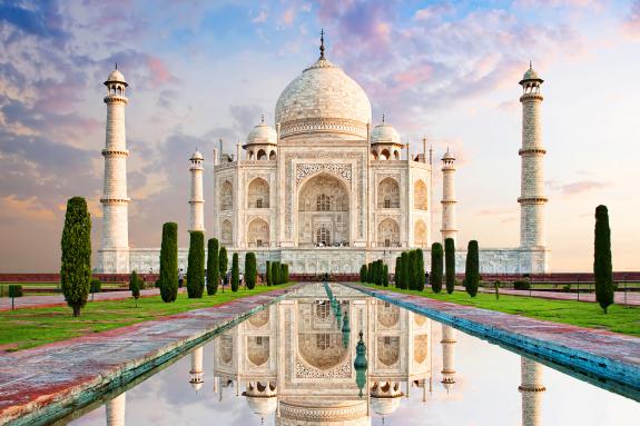 Taj Mahal - Agra, India.